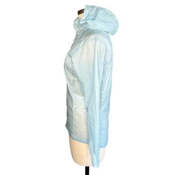 PATAGONIA Women's Houdini Jacket Size XS Light Blue Lightweight Steam Blue - Picture 3 of 9